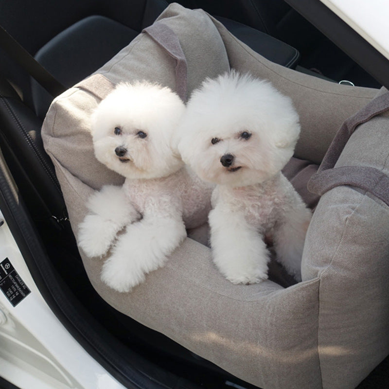 Panier de Voiture Cocon pour Chien et Chat : Trajets Doux et Sécurisés