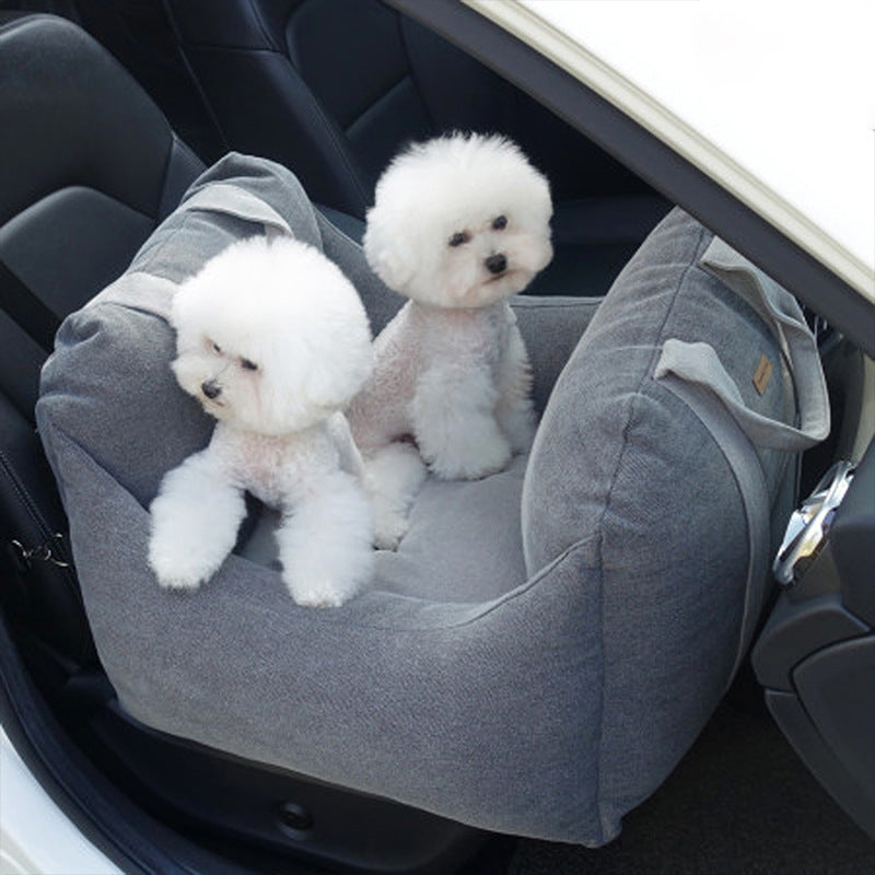 Panier de Voiture Cocon pour Chien et Chat : Trajets Doux et Sécurisés
