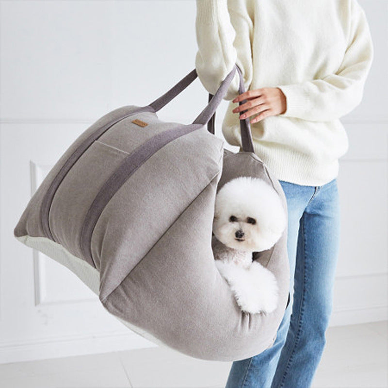 Panier de Voiture Cocon pour Chien et Chat : Trajets Doux et Sécurisés