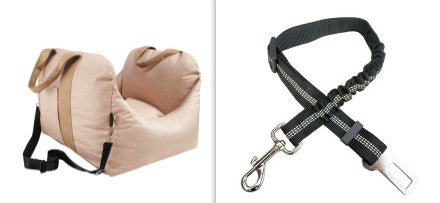 Panier de Voiture Cocon pour Chien et Chat : Trajets Doux et Sécurisés